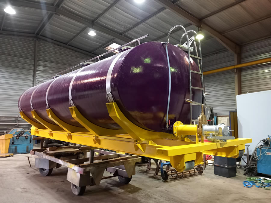 Citerne de transport pour méthaniseur